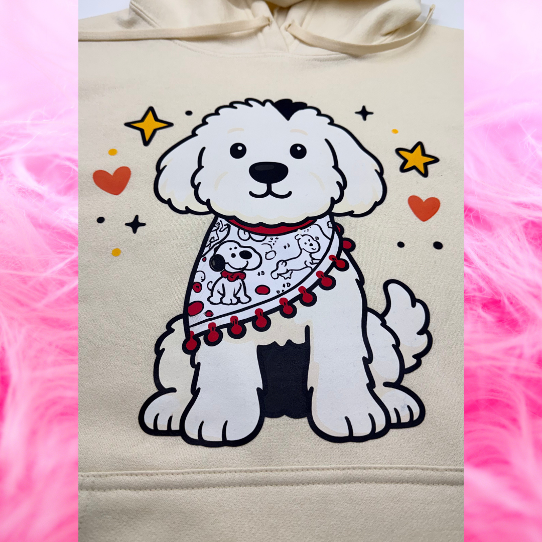 Hoodie con ilustración de tu mascota