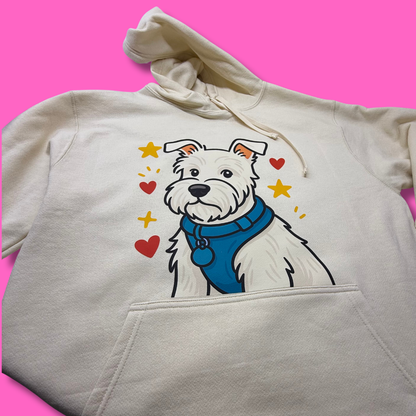 Hoodie con ilustración de tu mascota