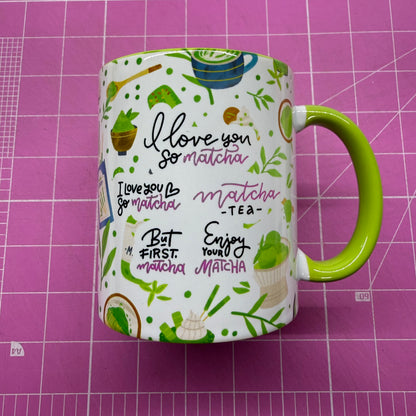 Taza I love you so matcha