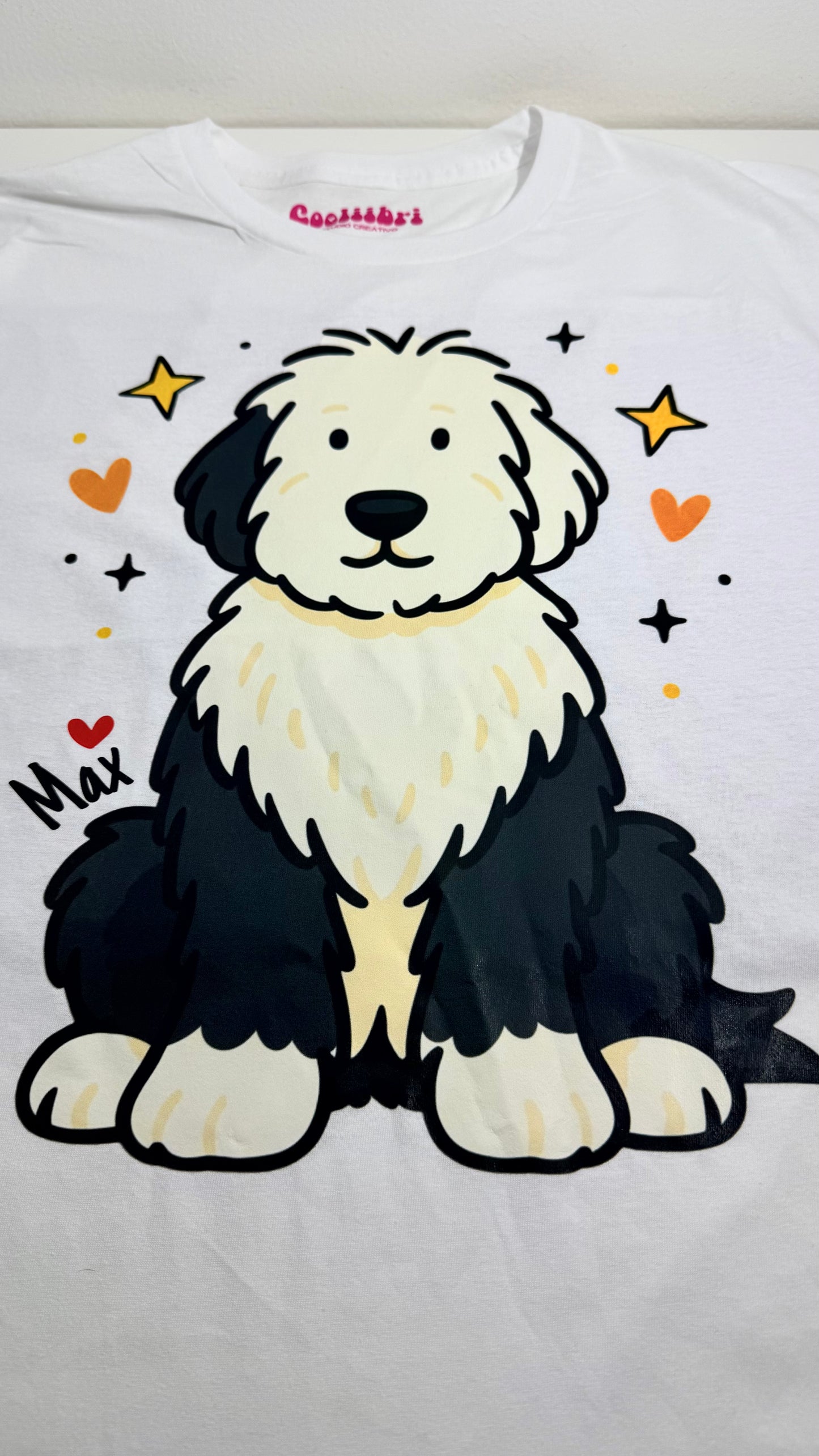 Playera con ilustración de tu mascota